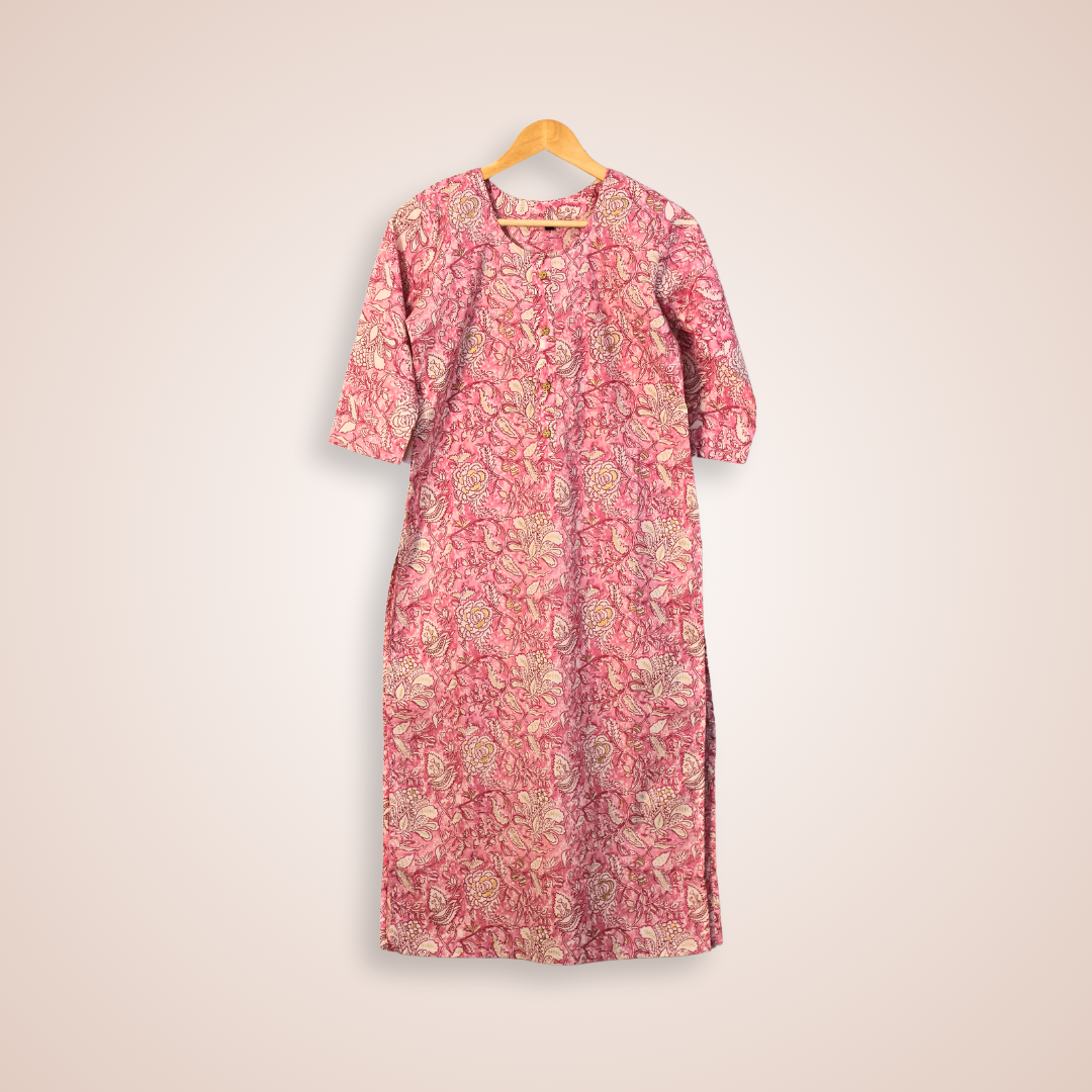 Gulnar Pink Kurta