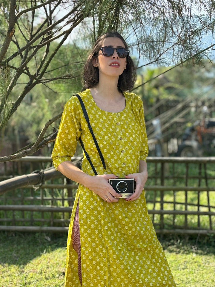 Zara Green Kurta