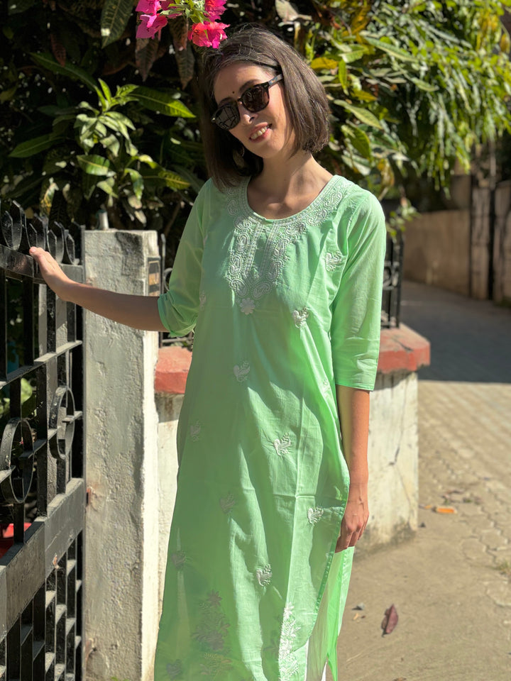 Aayat Green Kurta