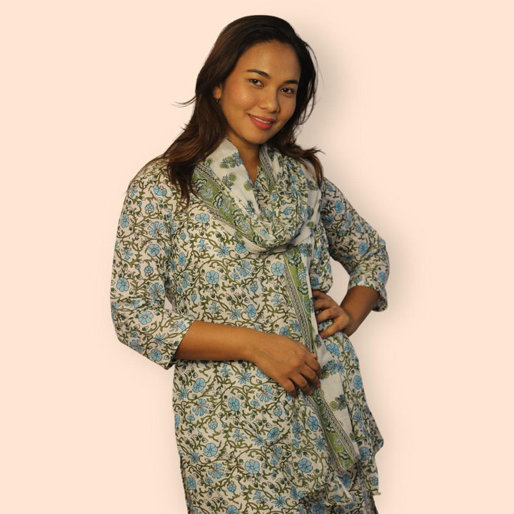 Shama Blue Suit Set